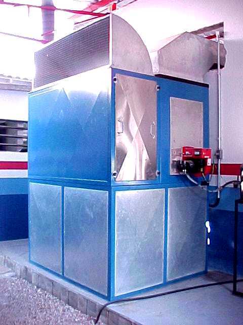 Purificao e aquecimento de ar para cabine de pintura